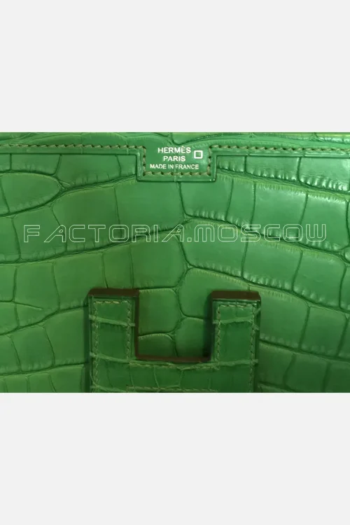 Hermes Jide Elan 29 Alligator matte Cactus Hardware Leather