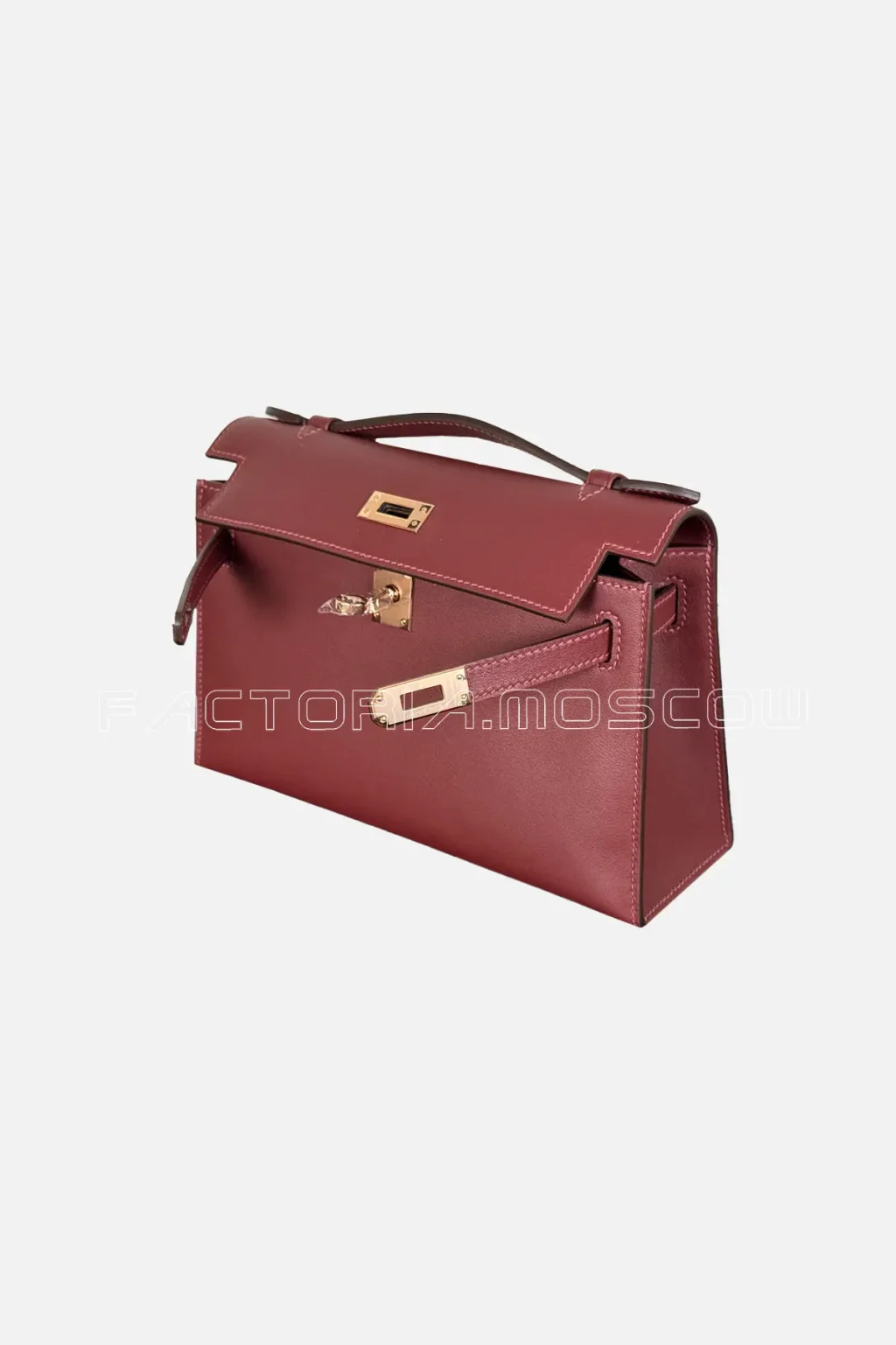 Hermes Kelly Pochette Swift Colour Rouge H Hardware Rghw