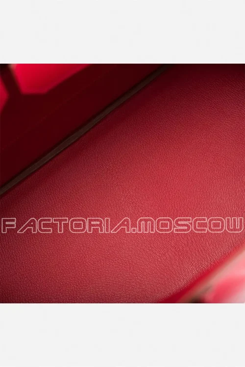 Hermes Birkin 35 Tedelakt Rouge Vif GHW