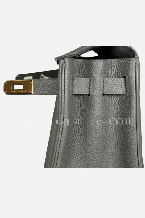 Hermes Kelly Retourne 28 Togo Colour Gris Meyer GHW