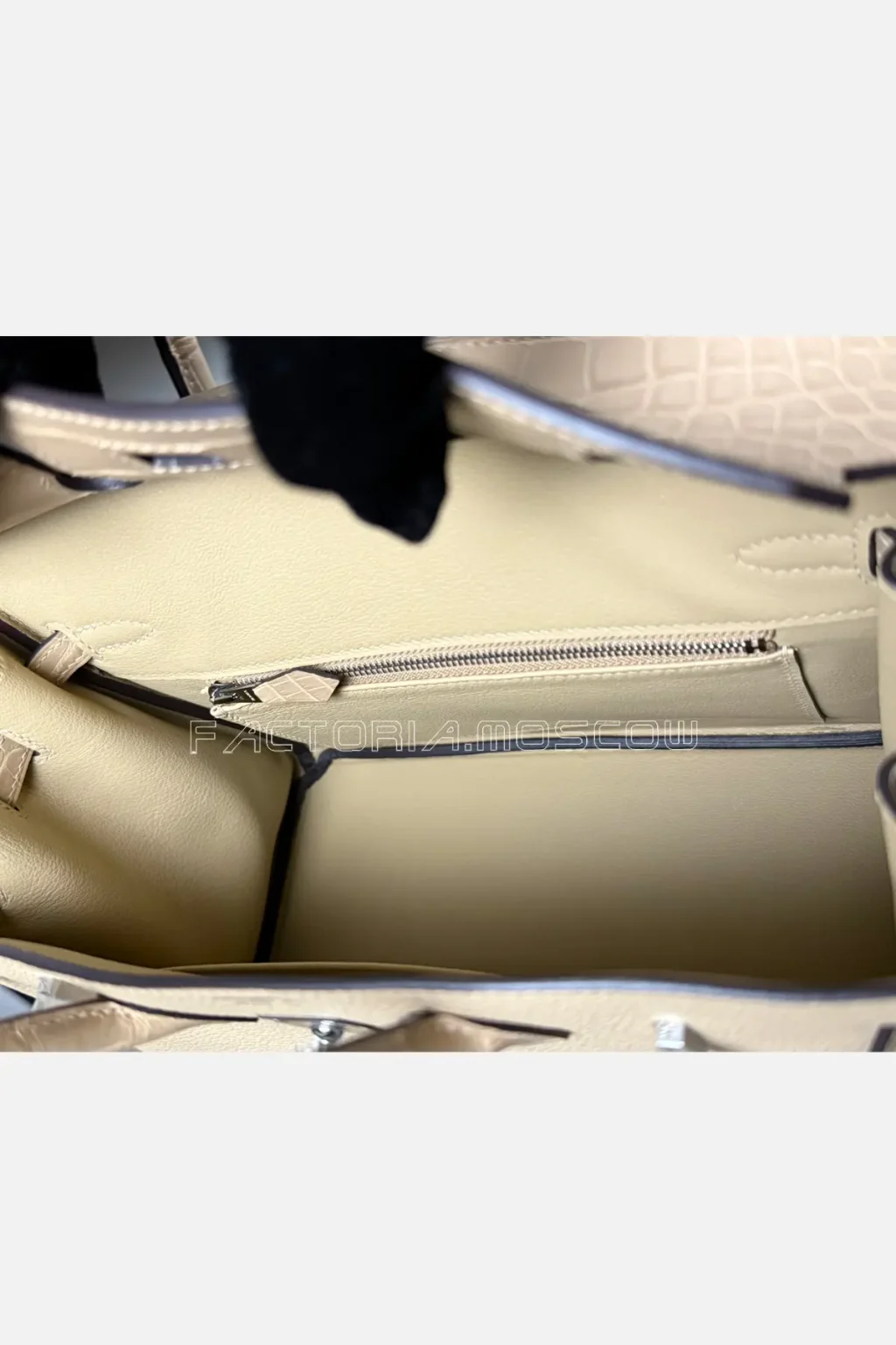 Hermes Birkin Touch 25 Alligator Matte/Togo Colour Trench Hardware PHW