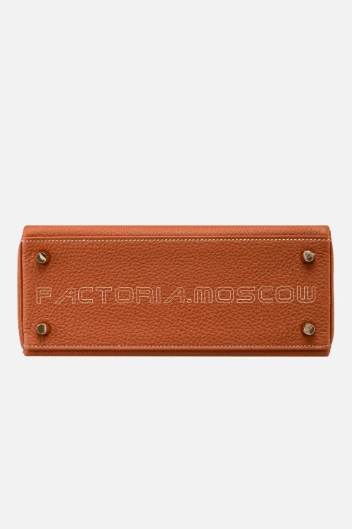 Hermès Kelly Retourne 25 Togo Colour Gold GHW