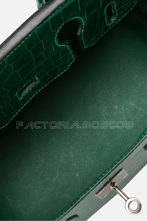 Hermes Birkin 30 Vert Émeraude Niloticus PHW
