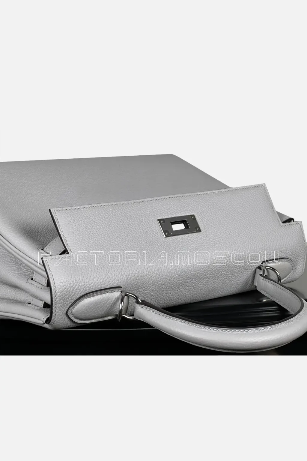 Hermes Kelly Retourne 28 Togo Colour Ice Blue PHW