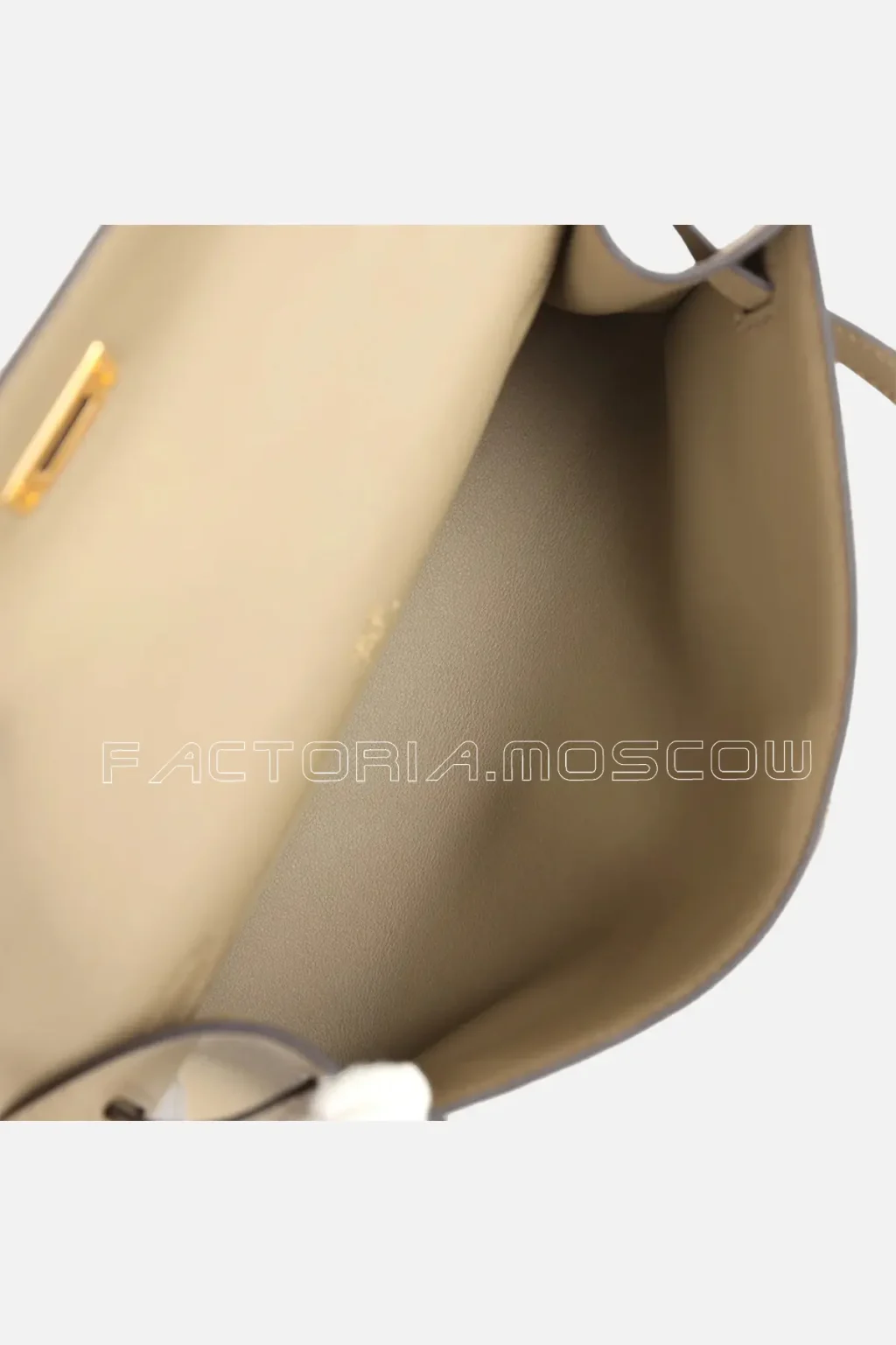 Hermès Kelly Pochette Swift Colour Beige Marfa GHW