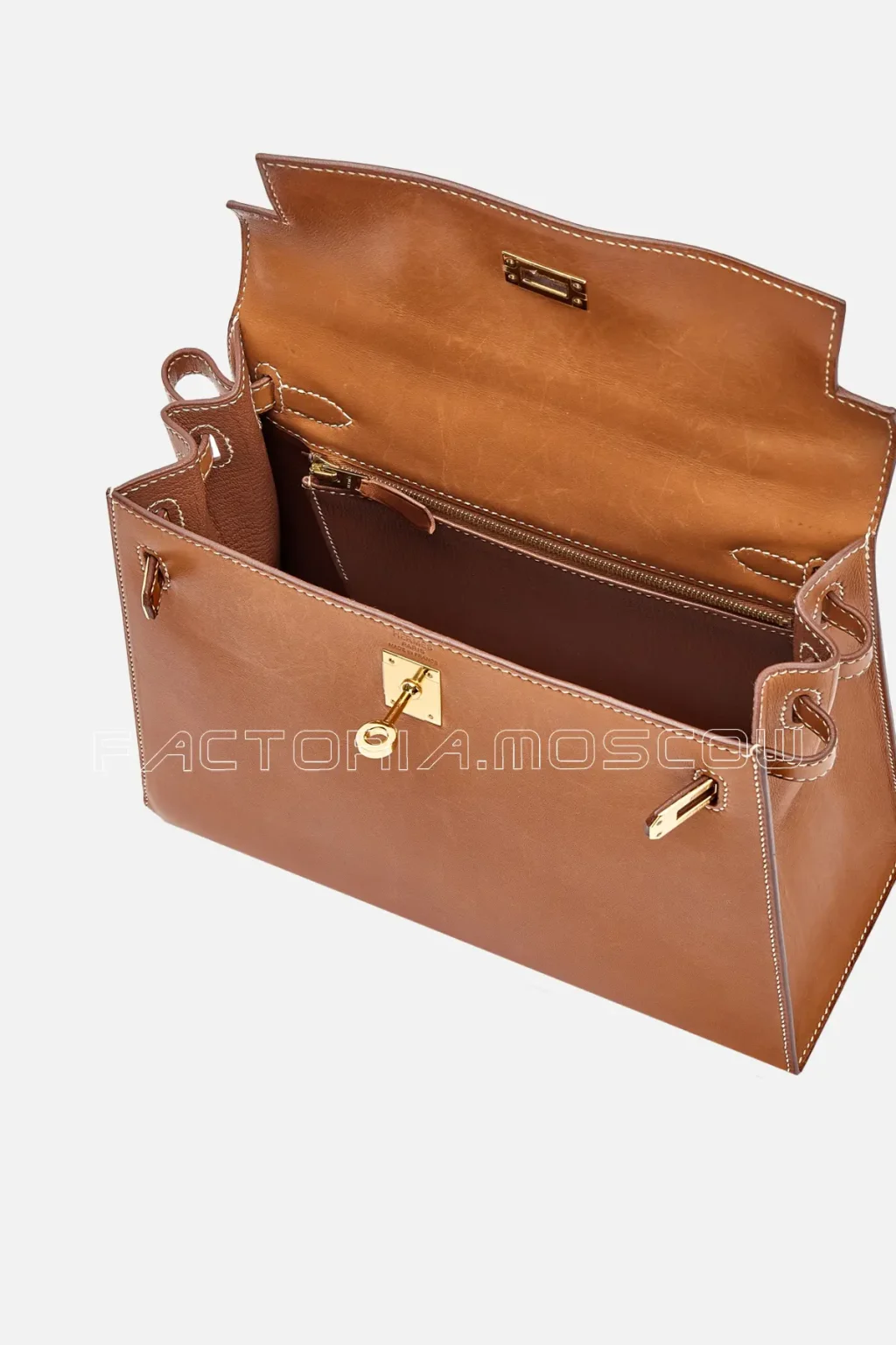 Hermes Kelly 25 Sellier Fauve Barenia GHW
