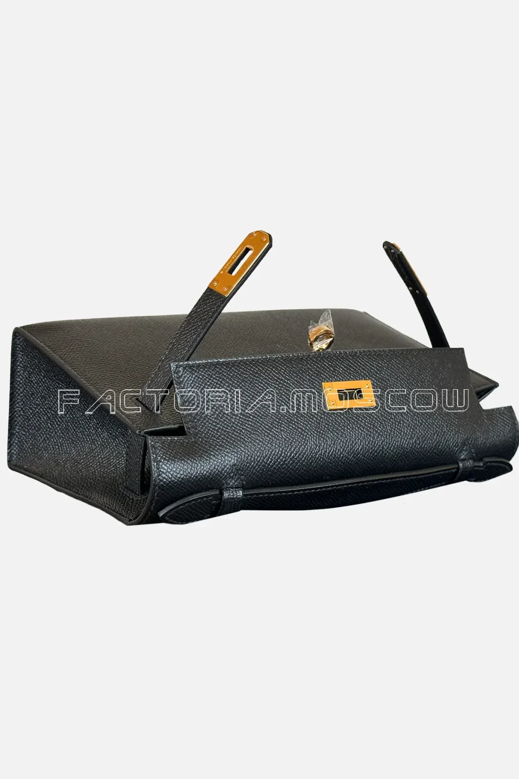 Hermes Kelly Pochette Epsom Colour Black GHW