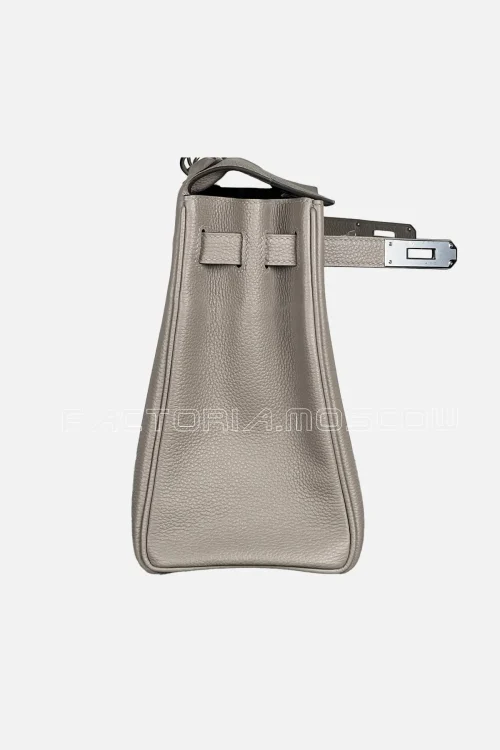 Hermes Kelly Retourne 28 Togo Colour Gris Asphalt PHW