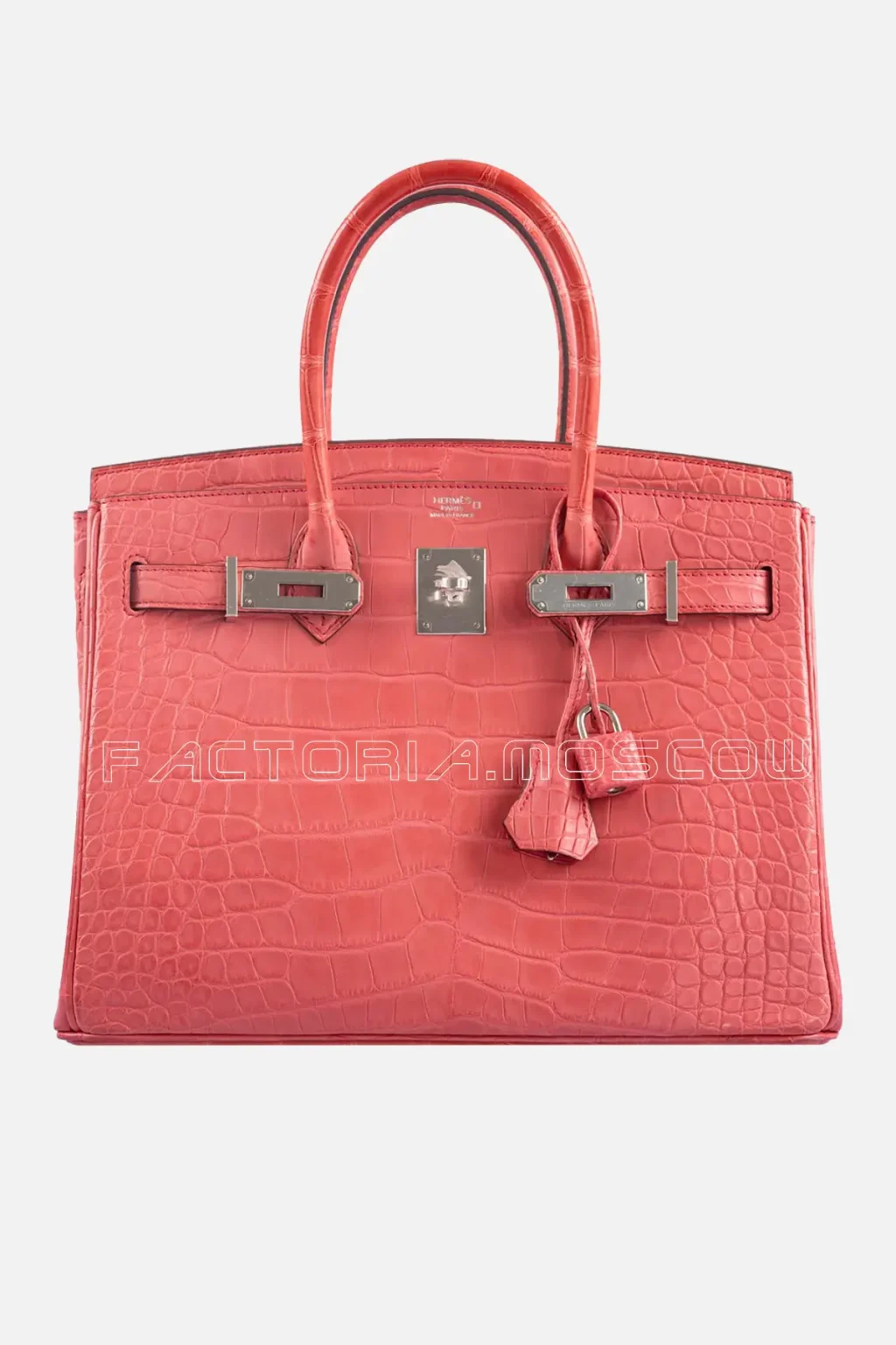 Hermes Birkin 30 Matte Bougainvillier Alligator PHW