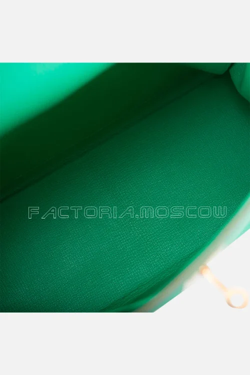 Hermès Kelly Retourne 35 Togo Colour Menthe GHW