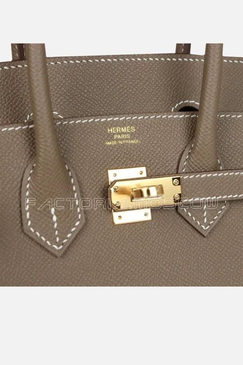 Hermès Birkin Sellier 25 Etoupe Epsom GHW