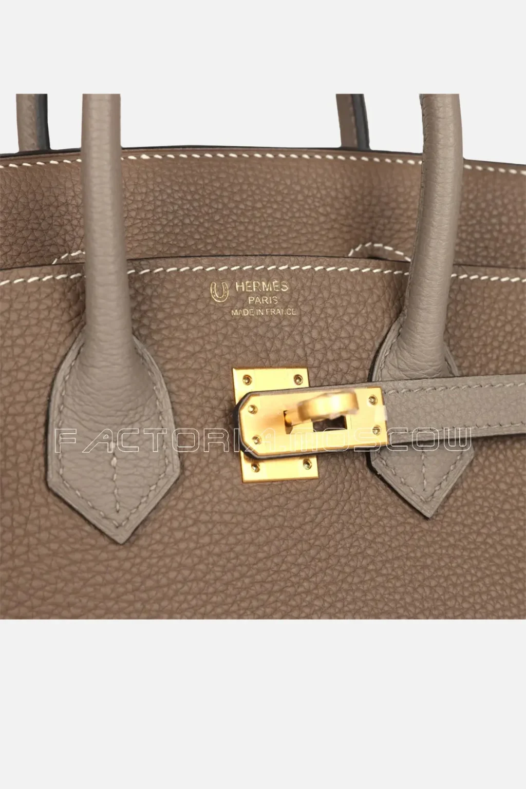 Hermès Special Order (HSS) Birkin 25 Etoupe and Etain Togo Brushed GHW