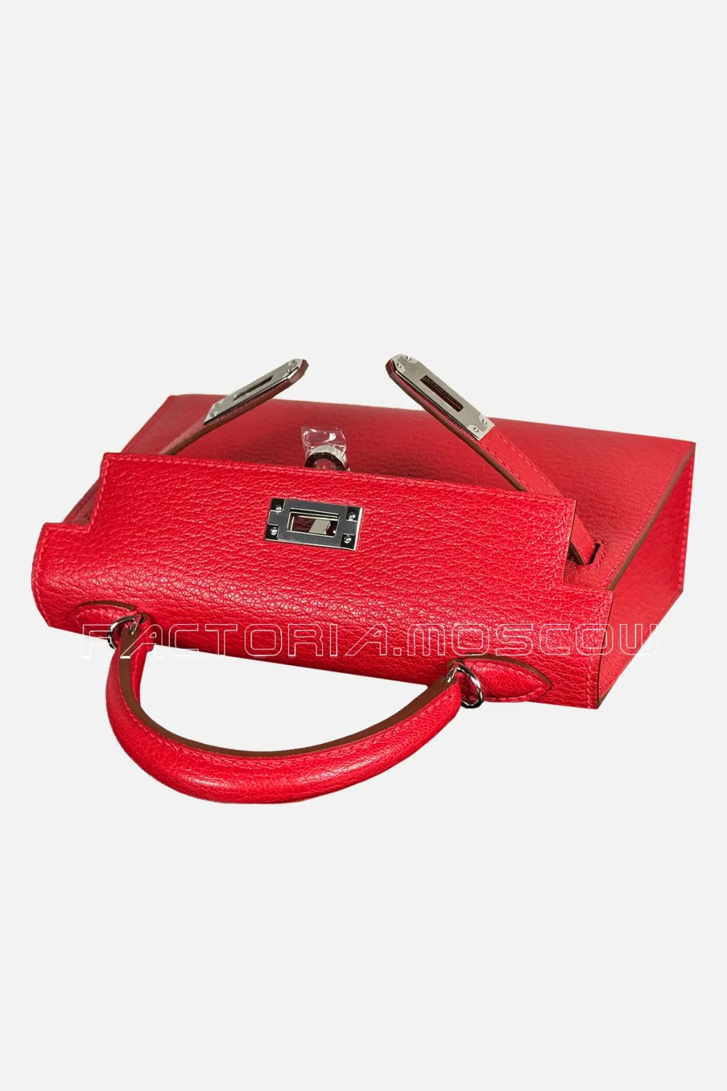 Hermes Kelly Mini 20 Chèvre Colour Rouge Casaque PHW