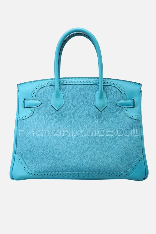 Hermes Birkin 30 Turquoise Togo PHW