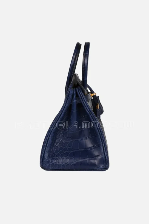 Hermès Birkin 25 Bleu Saphir Matte Alligator GHW