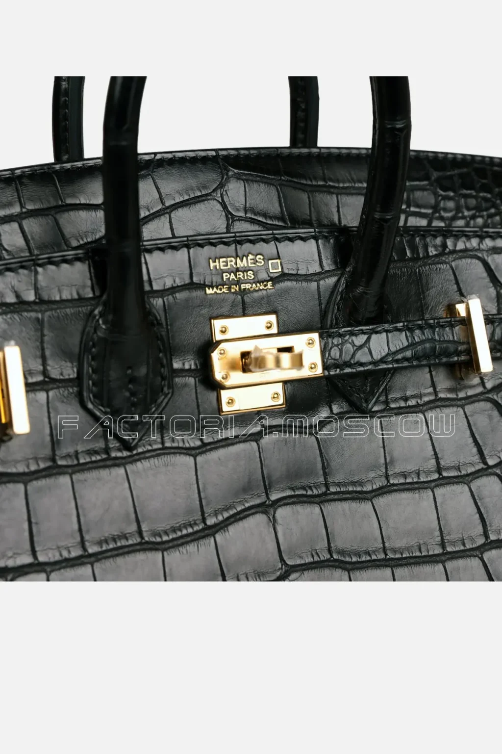 Hermès Birkin Sellier 20 Black Matte Alligator GHW