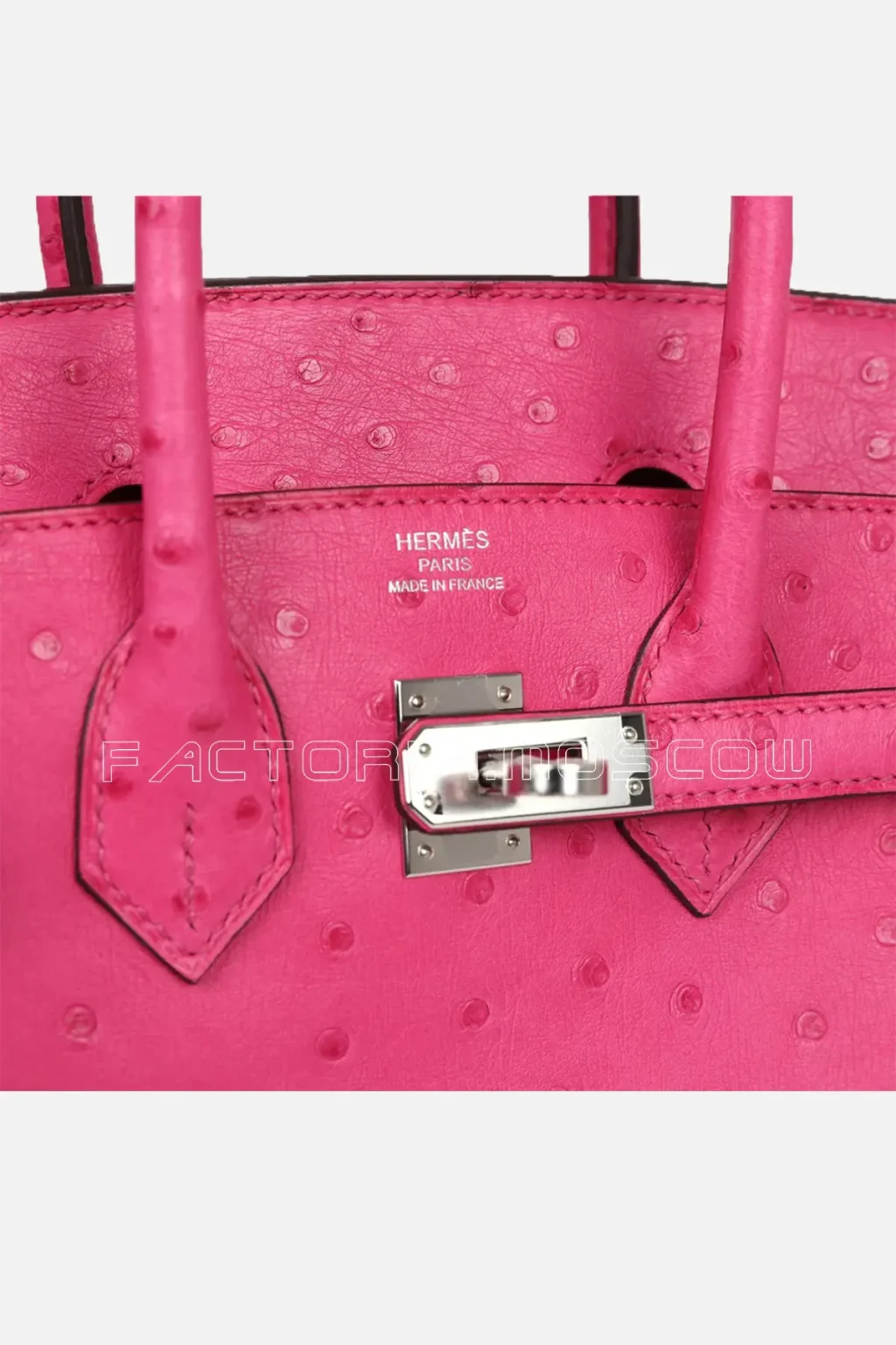 Hermès Birkin 25 Rose Tyrien Ostrich PHW
