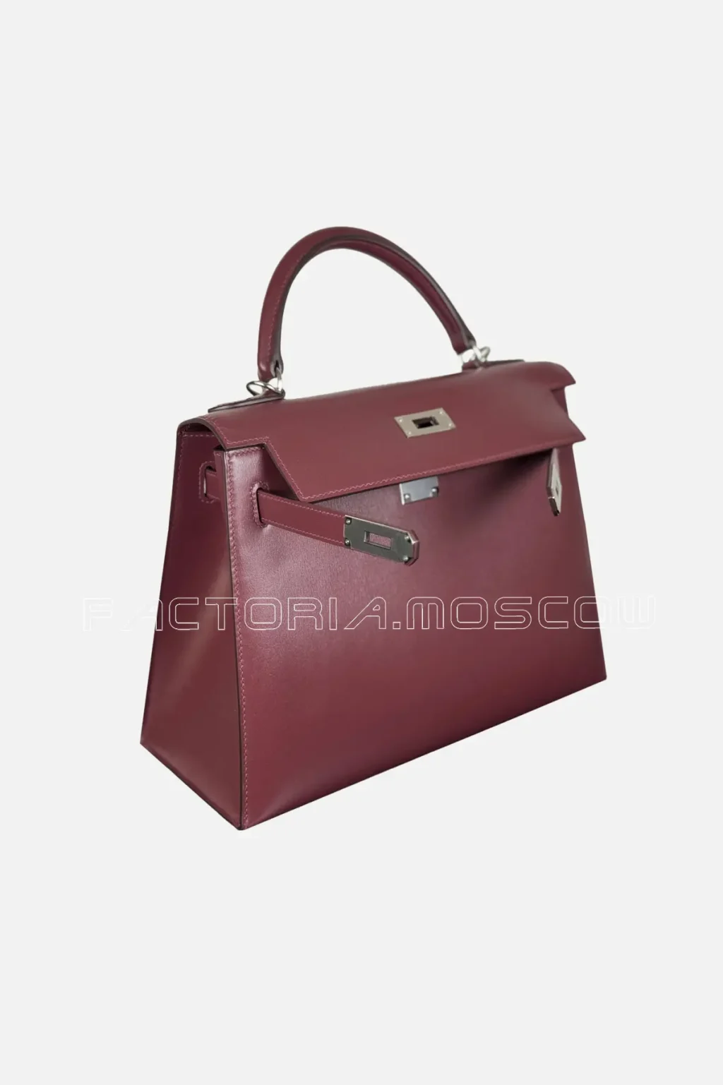 Hermes Kelly Sellier Box Calf Colour Rouge H PHW