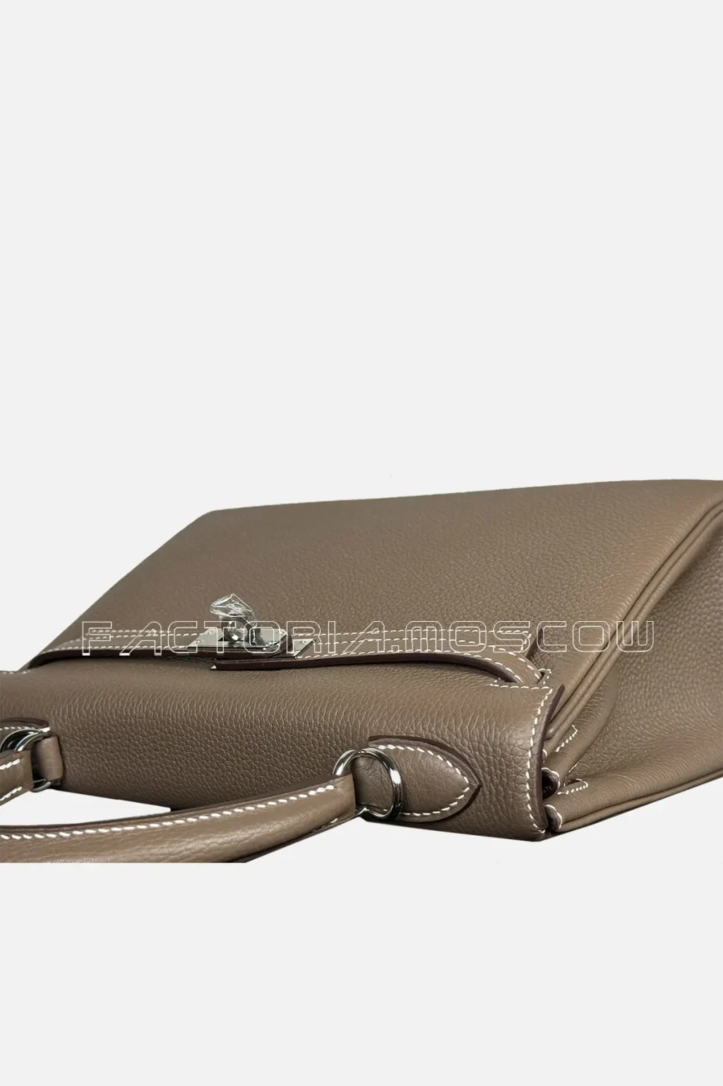 Hermes Kelly Retourne 25 Togo Colour Etoupe PHW
