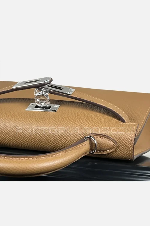 Hermes Kelly Mini 20 Epsom Colour Alezan PHW
