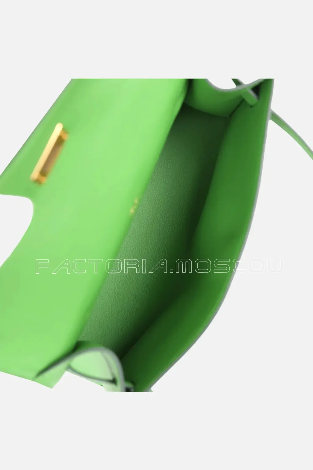 Hermès Kelly Pochette Swift Colour Vert Yucca GHW