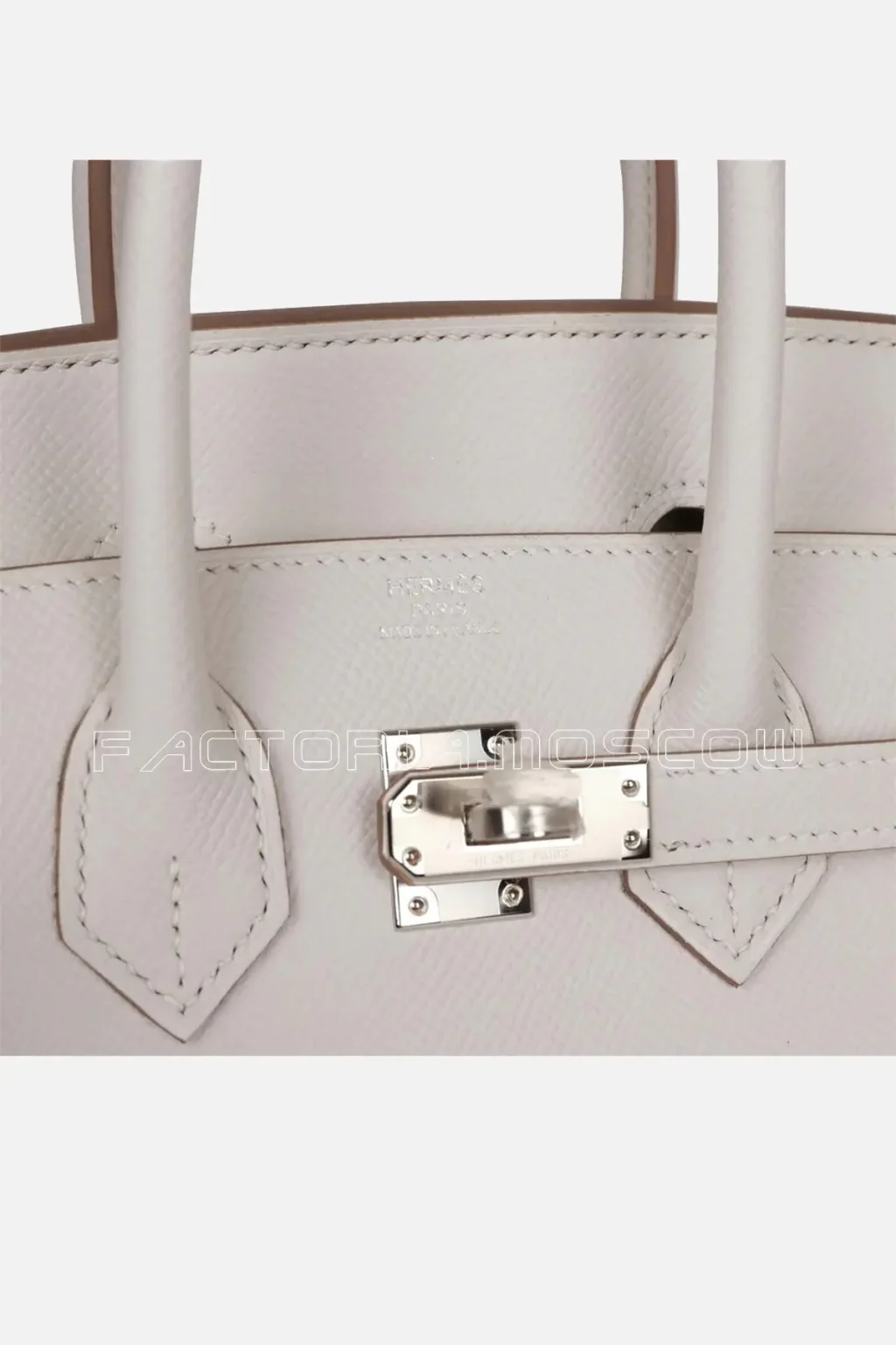 Hermès Birkin Sellier 25 Gris Pale Epsom PHW