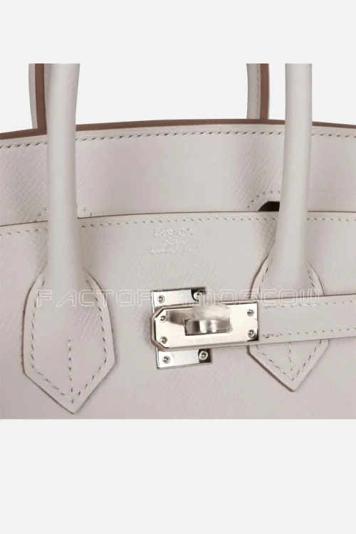 Hermès Birkin Sellier 25 Gris Pale Epsom PHW