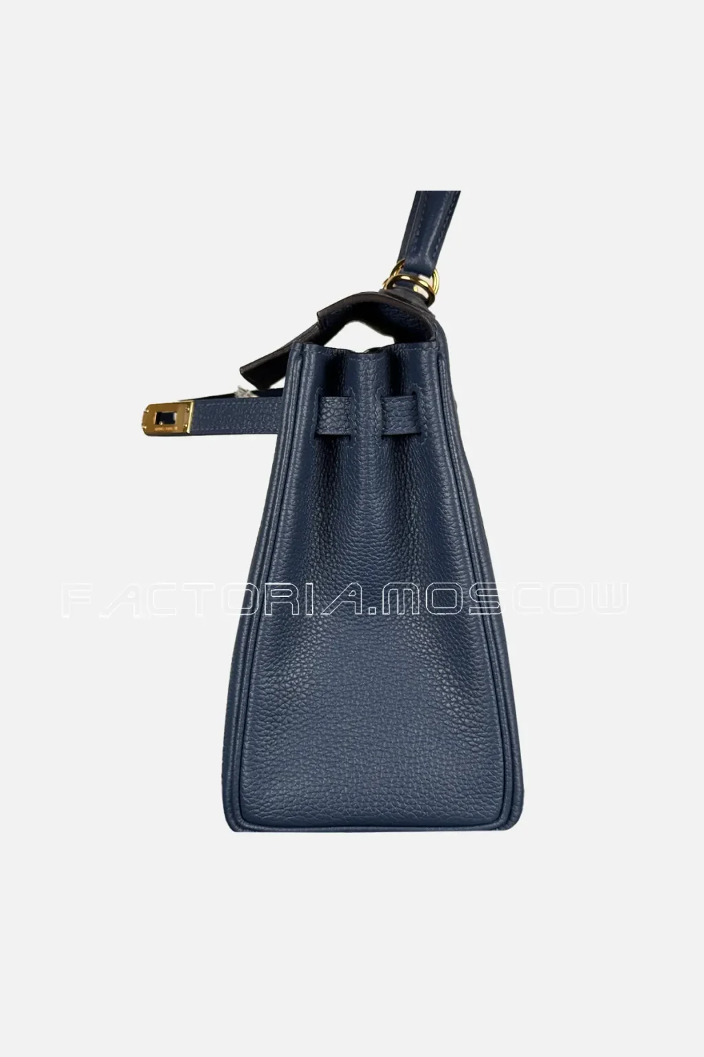 Hermes Kelly Retourne 25 Togo Colour Blue Sapphire GHW
