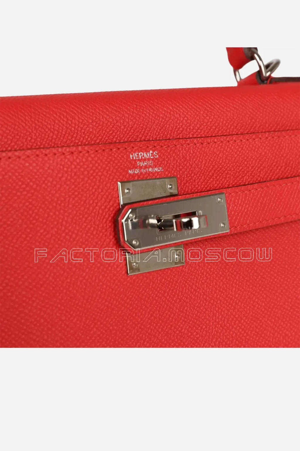 Hermès Kelly Sellier 28 Rouge Tomate Epsom PHW