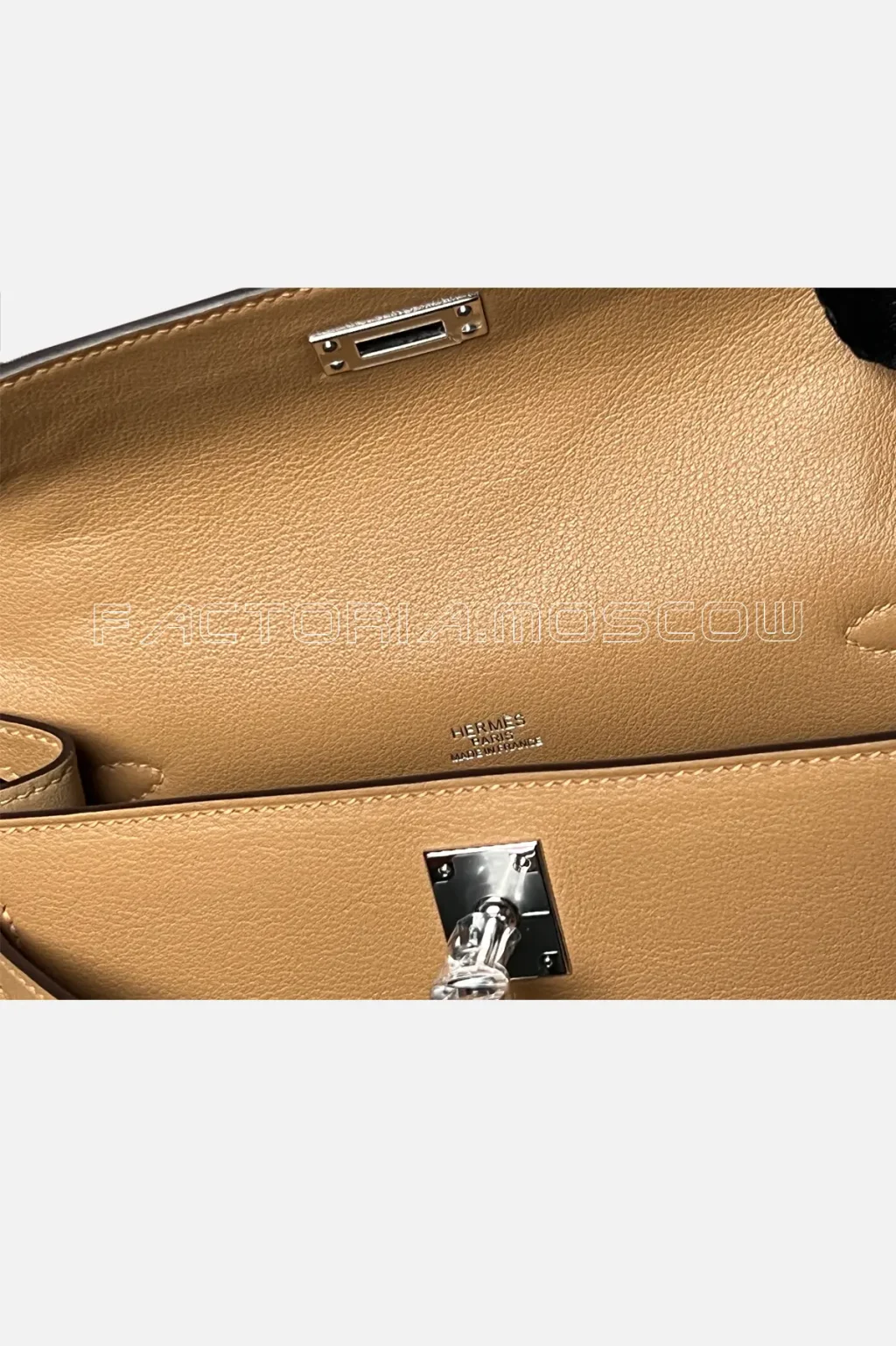 Hermes Kelly Pouchette Swift Colour Beige De Weimar PHW