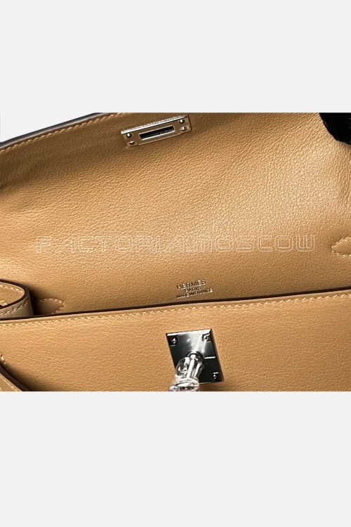 Hermes Kelly Pouchette Swift Colour Beige De Weimar PHW