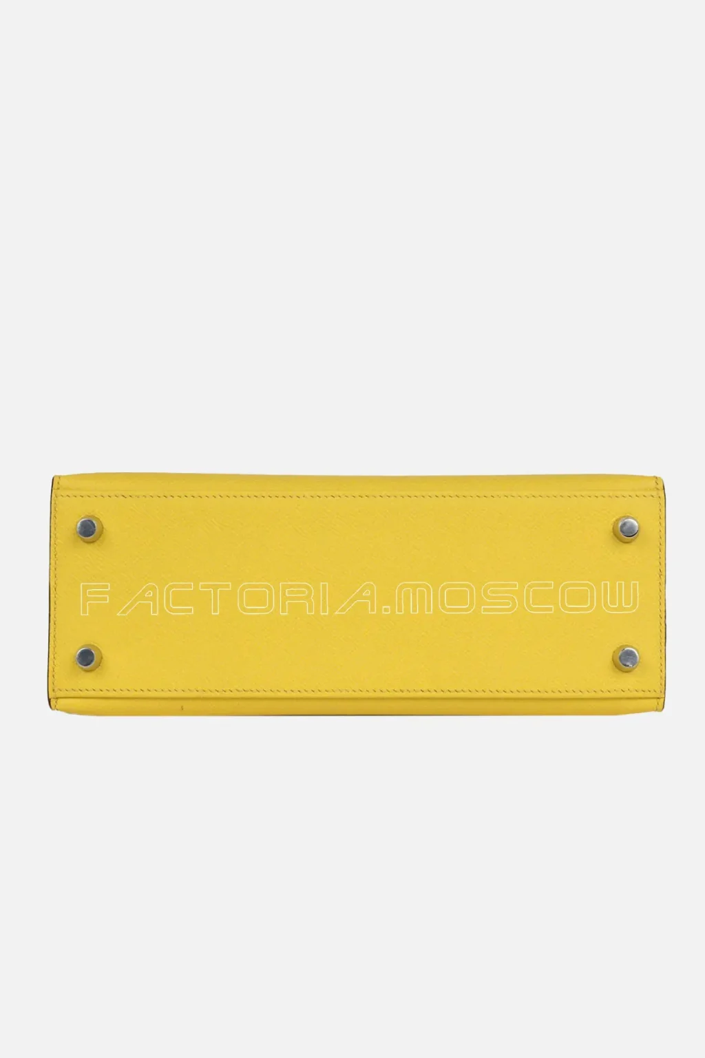 Hermès Kelly Sellier 25 Jaune De Naples Epsom PHW