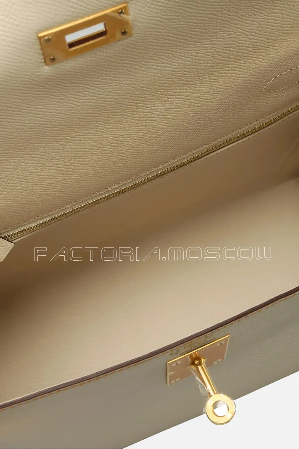 Hermes HSS Kelly 28 Craie & Jaune D'Or Epsom Brushed GHW