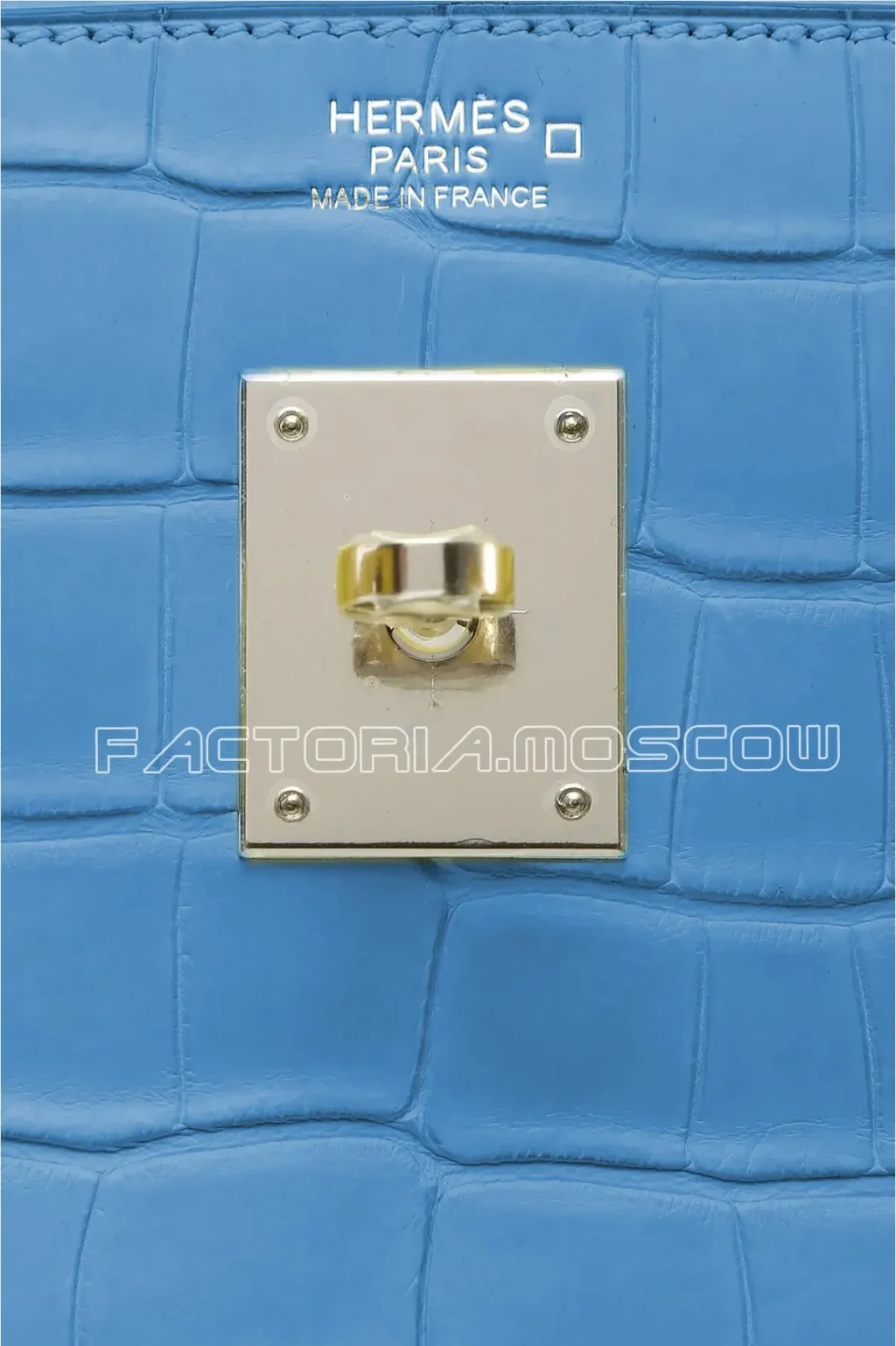 Hermes Birkin 30 Alligator matte Colour Mykonos PHW
