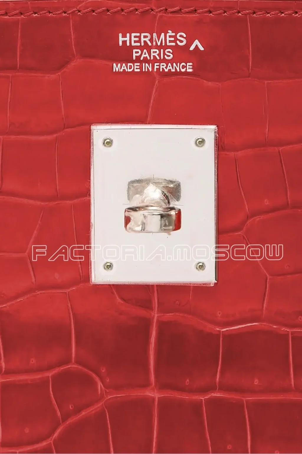Hermes Birkin 30 Porosus Lisse Colour Braise PHW