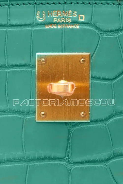 Hermes HSS Special Order Birkin 30 Alligator matte Vert Jide/Rouge H GHW