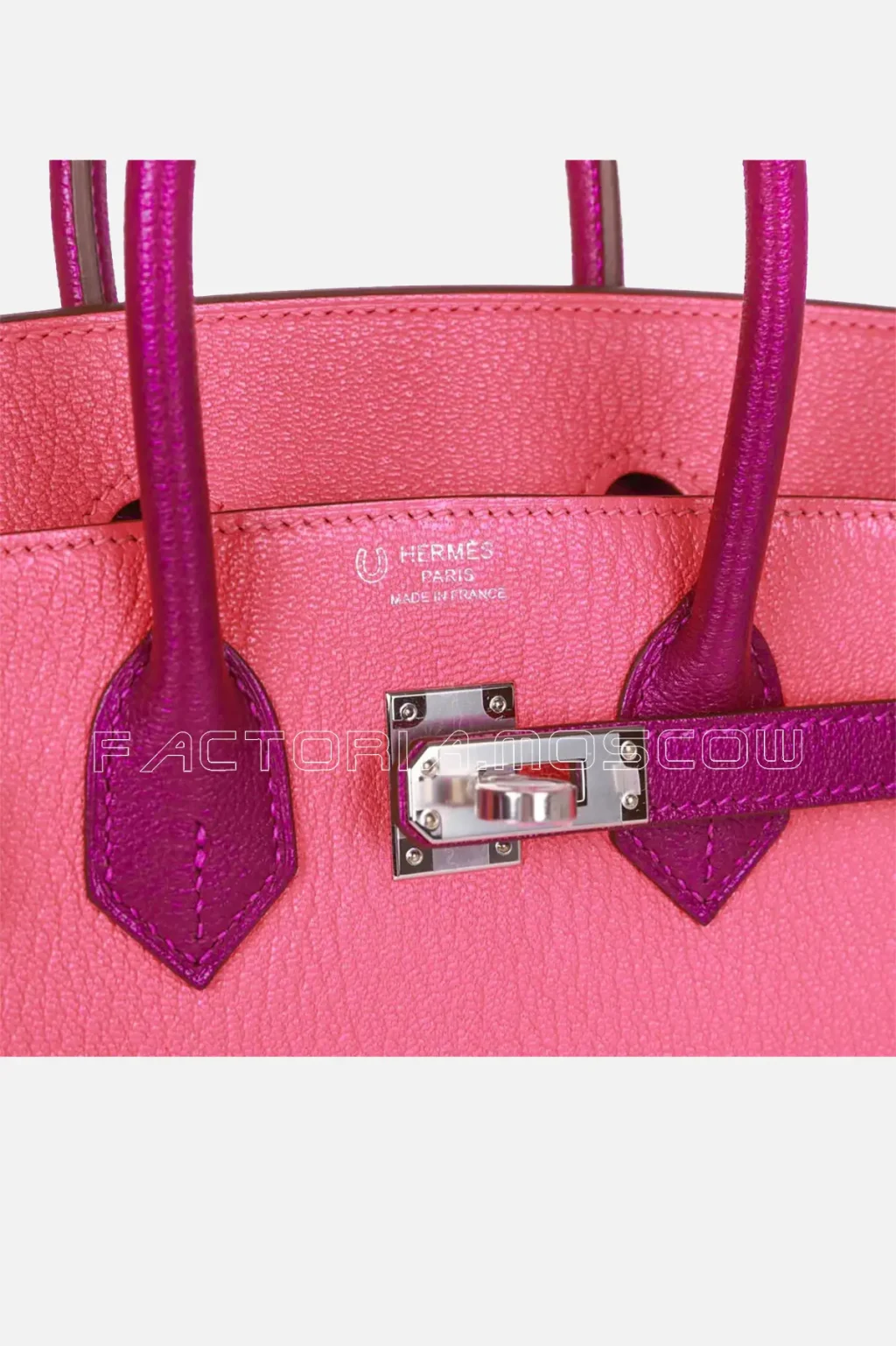 Hermès Special Order (HSS) Birkin 25 Rose Lipstick and Anemone Chèvre PHW