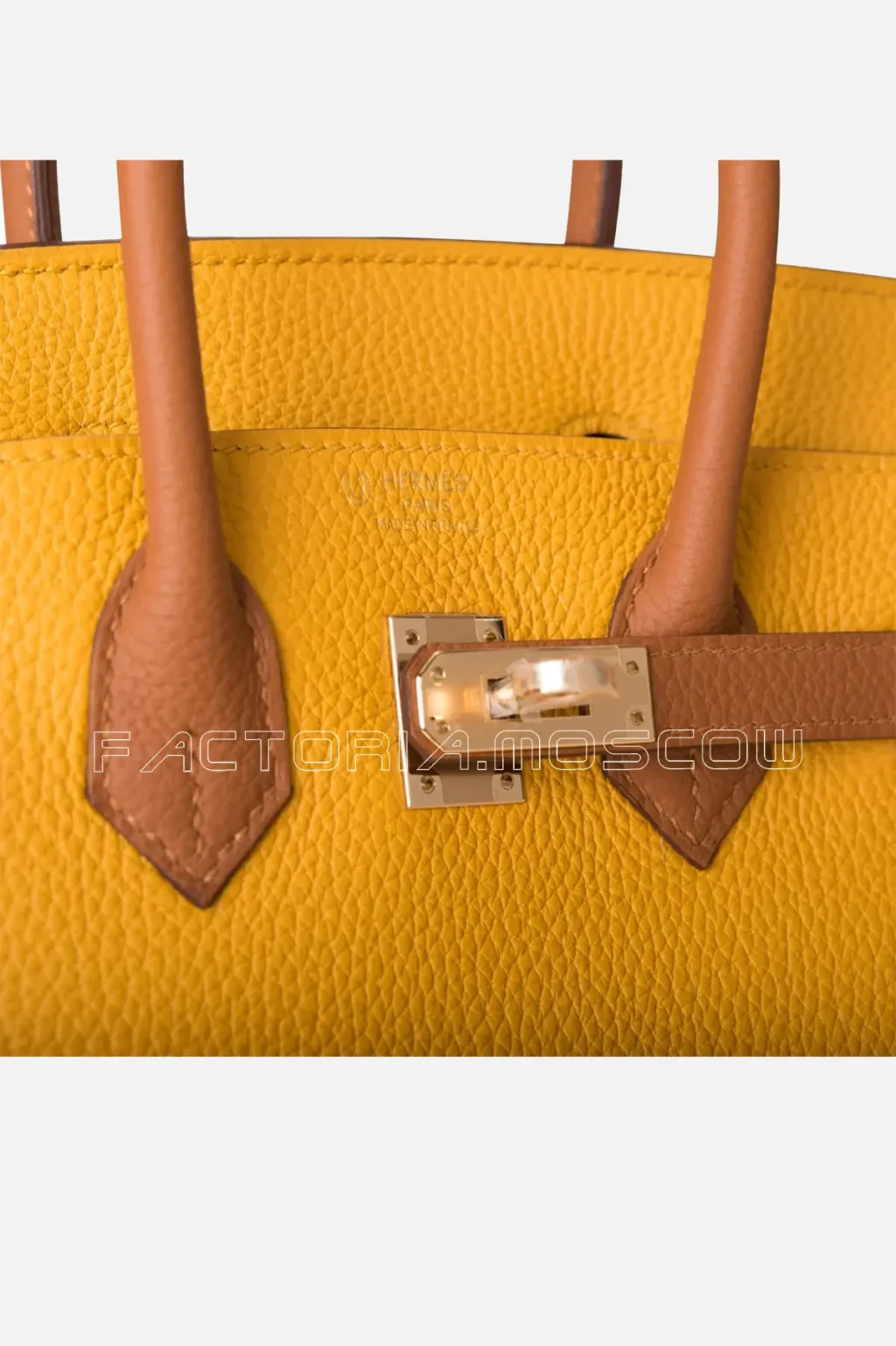 Hermès Special Order (HSS) Birkin 25 Jaune Ambre and Gold Togo Permabrass Hardware