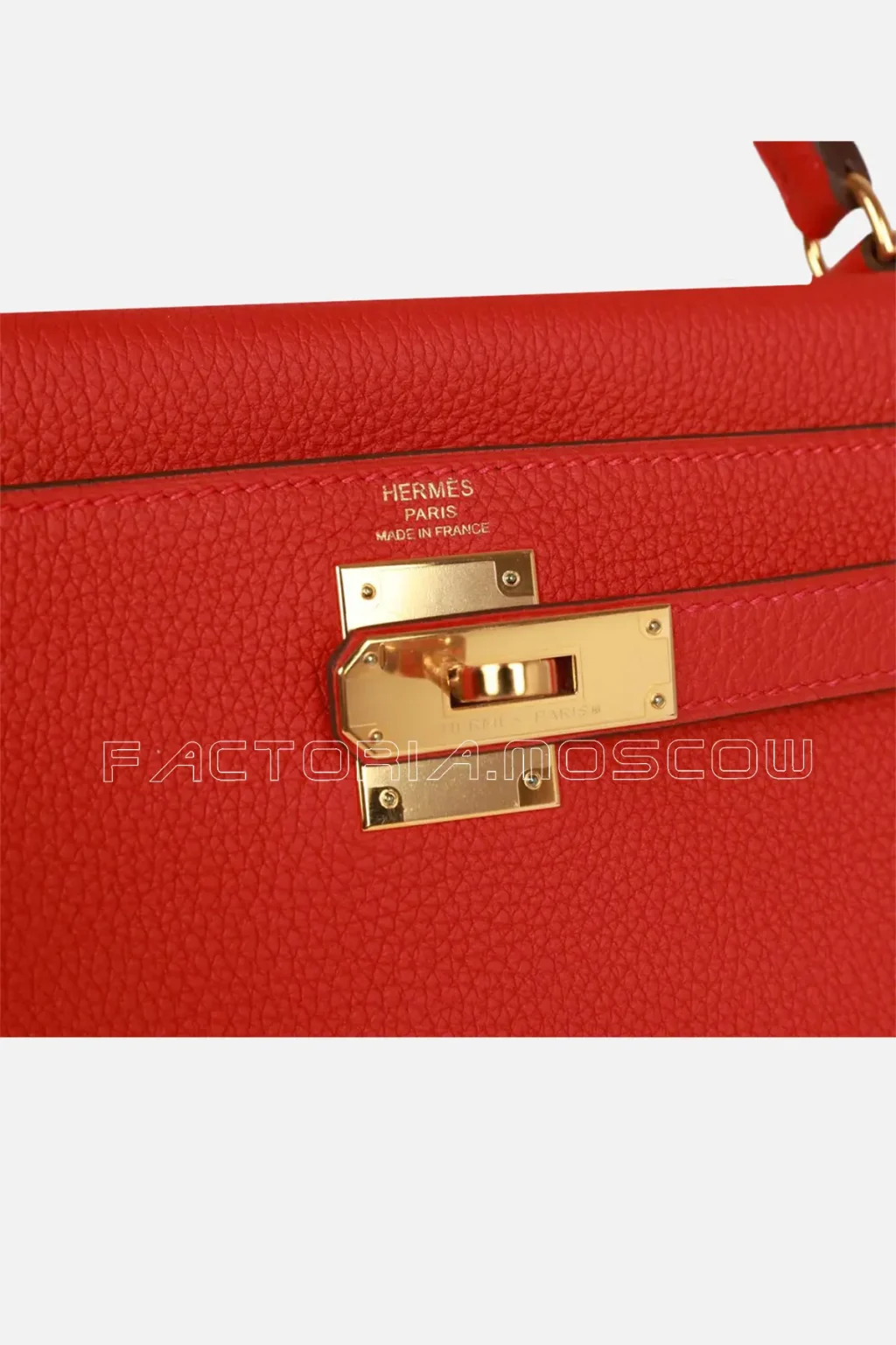 Hermès Kelly Retourne 28 Rouge Casaque Togo GHW