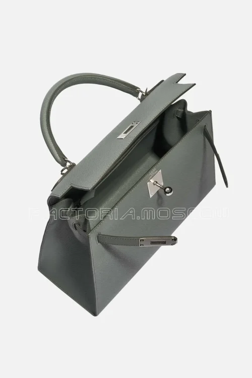 Hermès Kelly Sellier 28 Epsom Vert Amande PHW