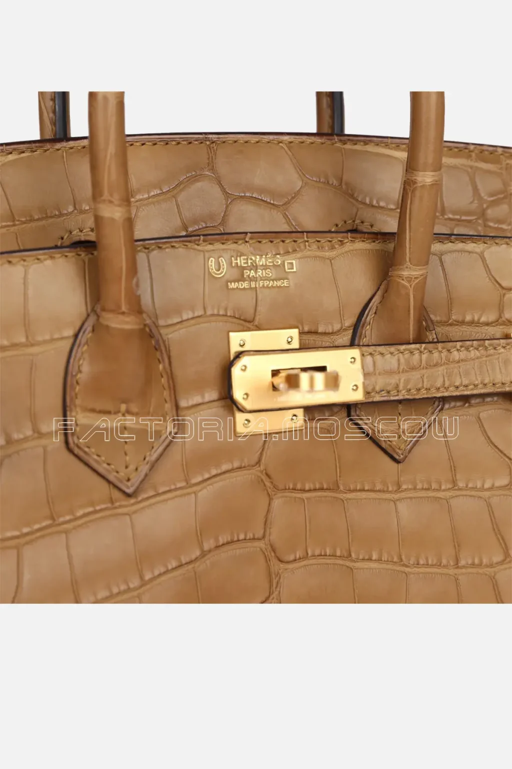Hermès Special Order (HSS) Birkin 25 Kraft Verso Matte Alligator Brushed GHW