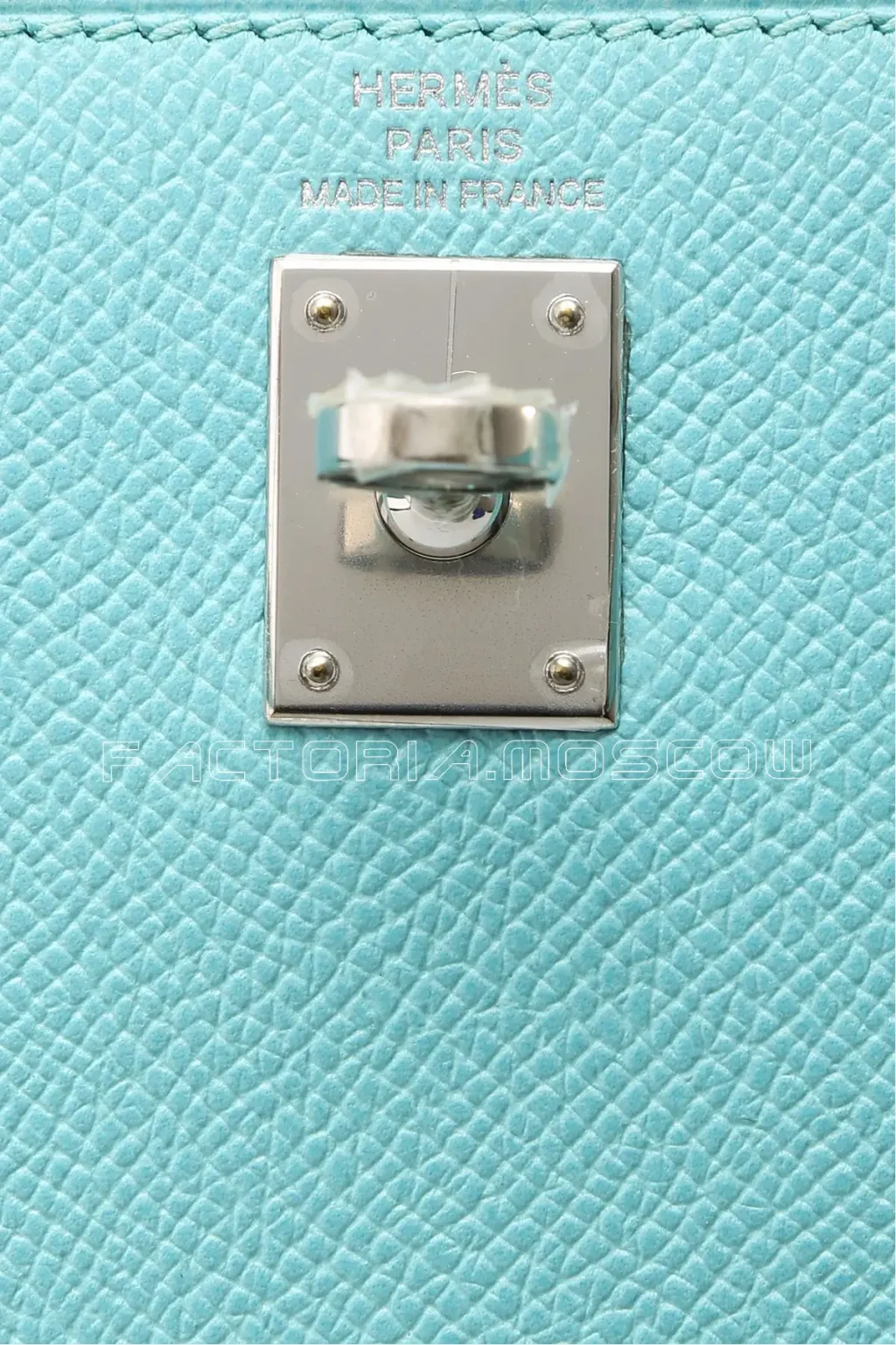 Hermes Kelly 25 Sellier Bleu Atoll Epsom PHW