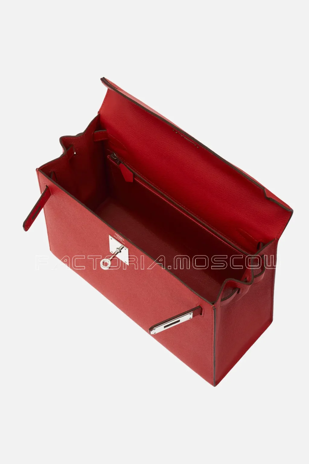 Hermès Kelly Sellier 28 Epsom Rouge Tomate PHW