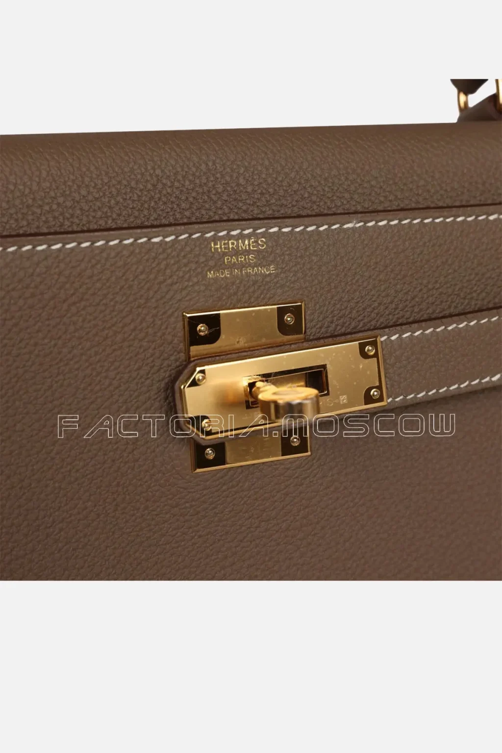 Hermès Kelly Retourne 28 Etoupe Togo GHW