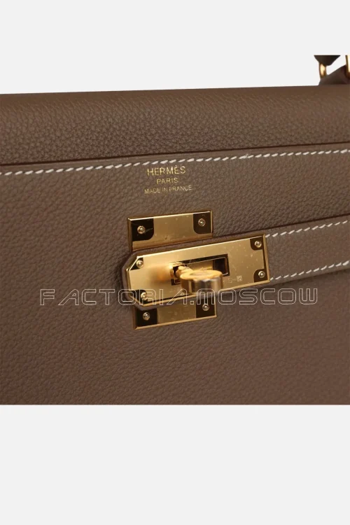 Hermès Kelly Retourne 28 Etoupe Togo GHW