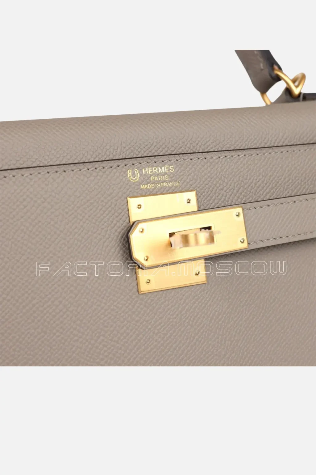 Hermès Special Order (HSS) Kelly Sellier 28 Gris Asphalte Verso Epsom Brushed GHW