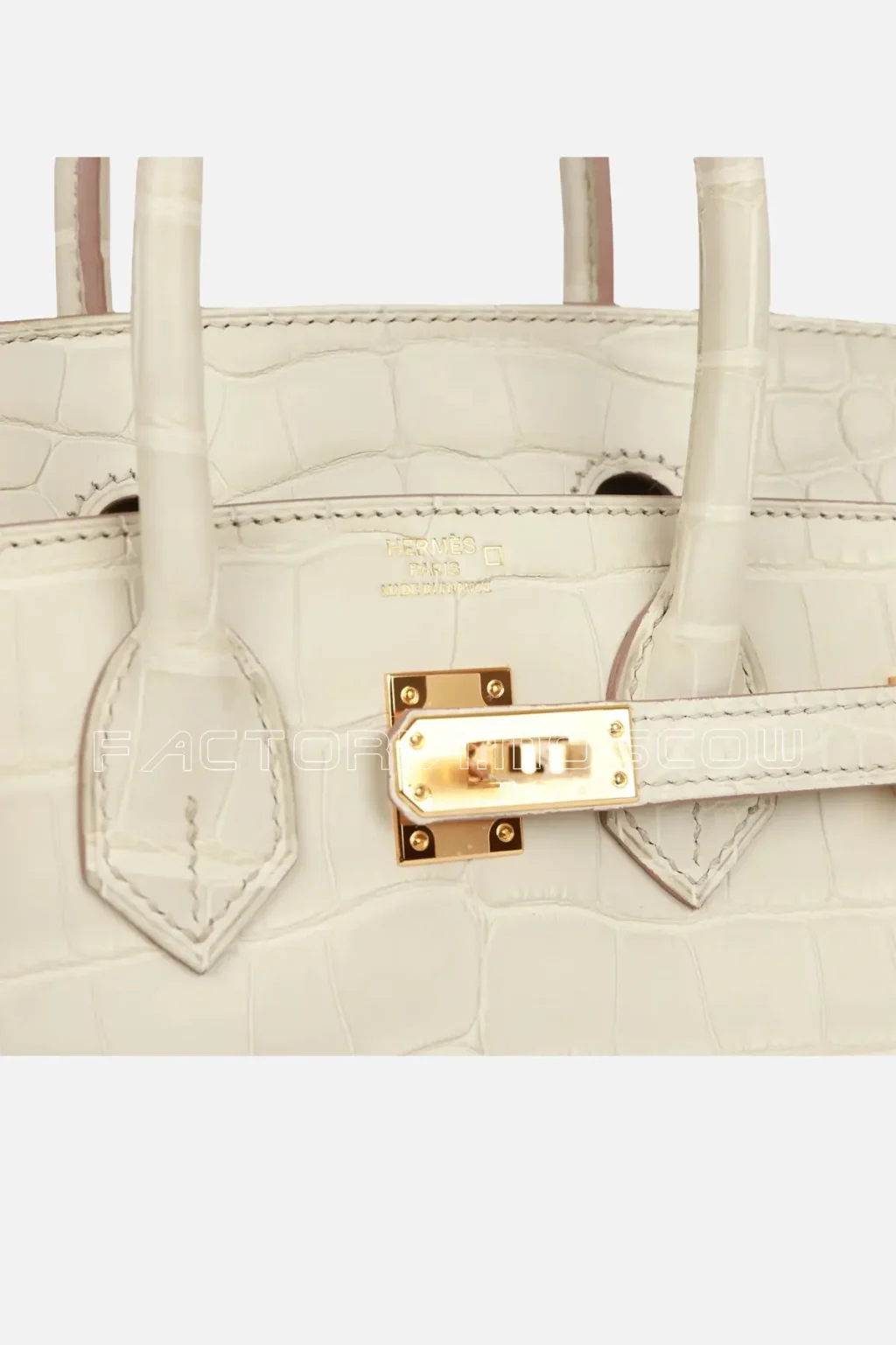 Hermès Birkin 25 Beton Matte Alligator GHW