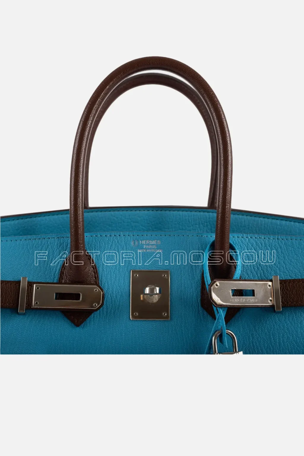 Hermes HSS Birkin 30 Blue Aztec and Havane Chevre PHW