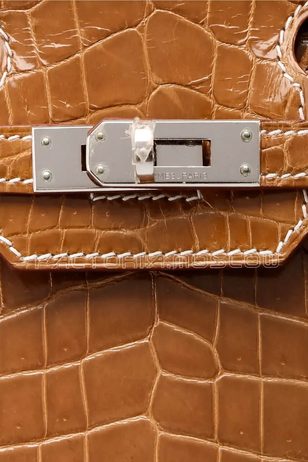 Hermes Birkin 25 Shiny Ficelle Niloticus PHW