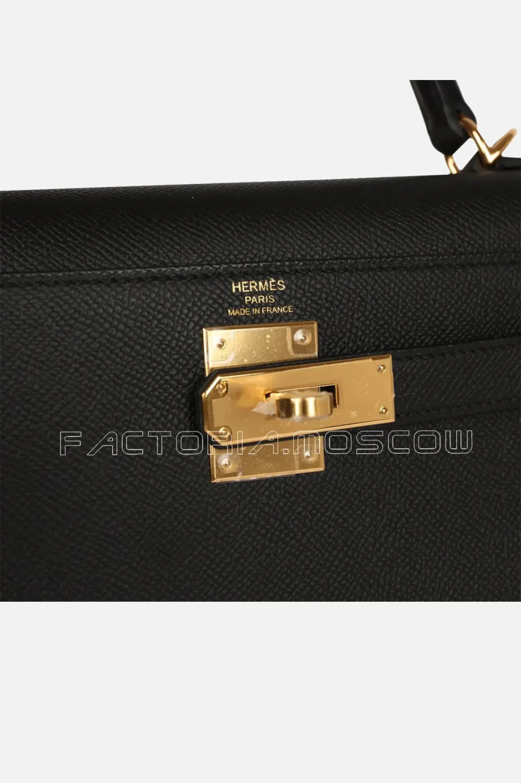 Hermès Kelly Sellier 28 Black Epsom GHW
